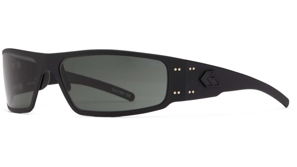 Gatorz Magnum Sunglasses, Milspec Ballistic, Z87.1 Black Frame, Smoke Anti Fog Lens, GZ-01-002