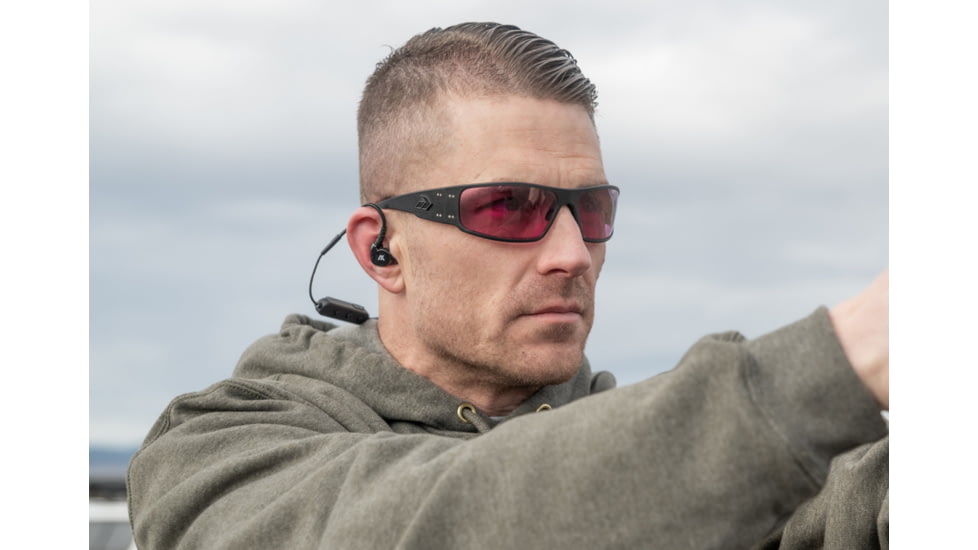 Gatorz Magnum Sunglasses, Stealth Grafitti Frame with Black Logo, Smoke Polarized Lenses, GZ-01-523