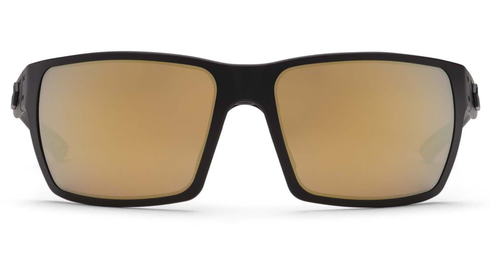Gatorz Marauder Glasses, Gold Mirror Polarized Lens, Black Cerakote, One Size, GZ-12-415