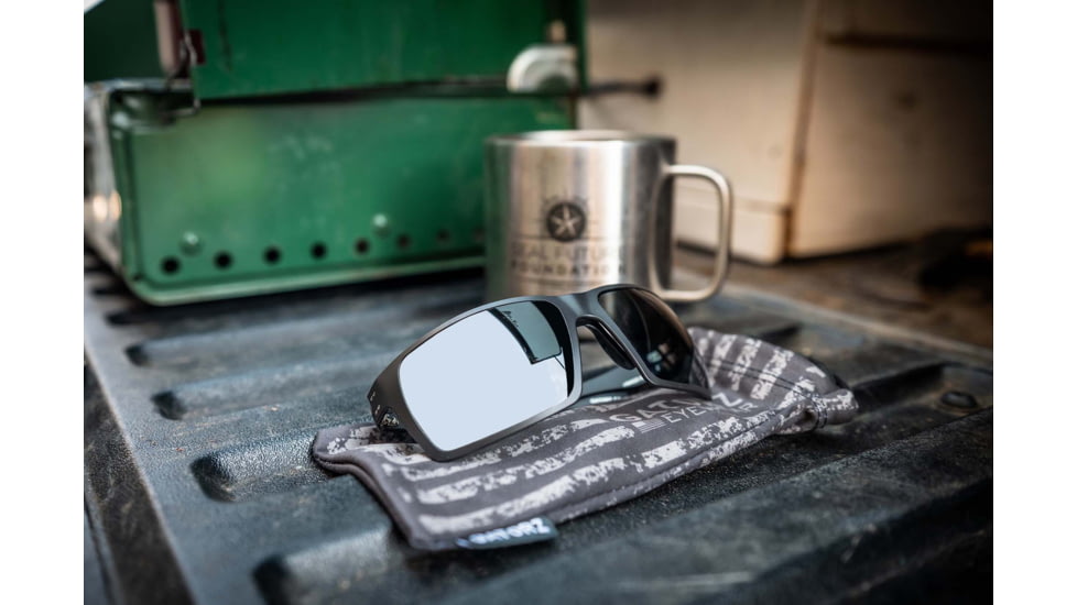 Gatorz Marauder Glasses, MILSPEC Ballistic Z87.1 Smoke Lens w/Anti-Fog, Black Cerakote, One Size, GZ-12-401