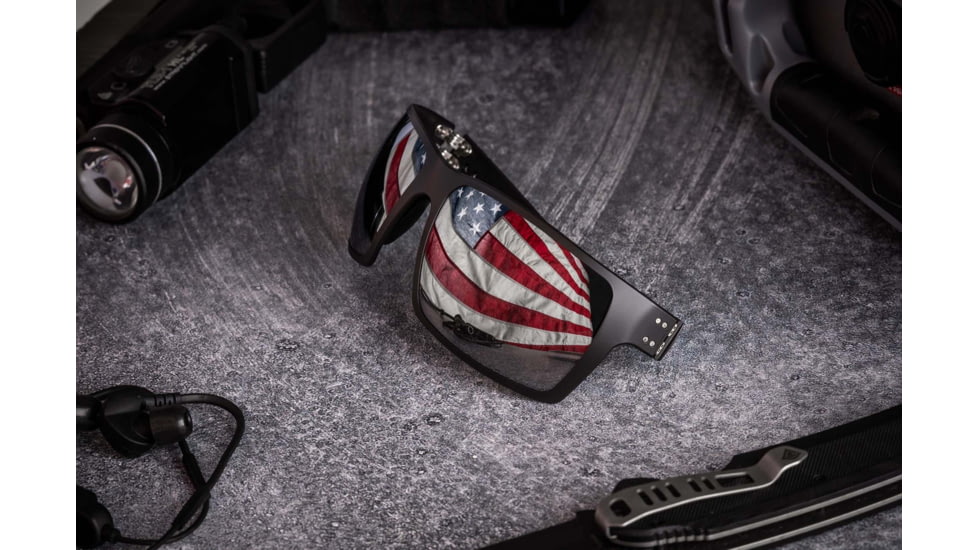 Gatorz Marauder Glasses, MILSPEC Ballistic Z87.1 Smoke Lens w/Anti-Fog, Black Cerakote, One Size, GZ-12-401