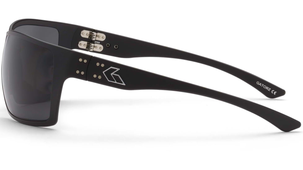 Gatorz Marauder Glasses, Smoke Lens, Non-Polar, Black, One Size, GZ-12-031