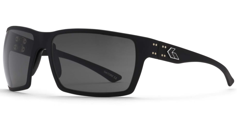 Gatorz Marauder Glasses, Smoke Lens, Non-Polar, Black, One Size, GZ-12-031