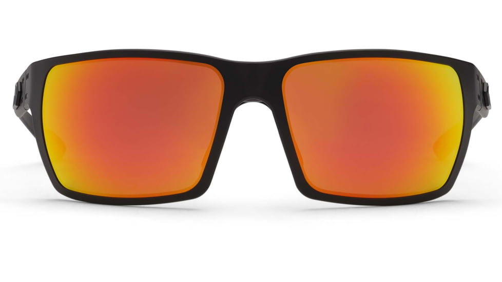 Gatorz Marauder Glasses, Smoke Polarized Lens w/Sunburst Mirror, Black Cerakote, One Size, GZ-12-413