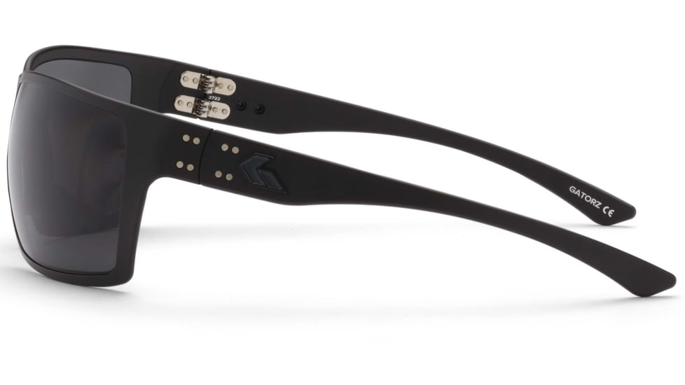 Gatorz Marauder Sunglasses, Black, Digitally Optimized Polar w/ Black Logo, Cerakote Finish, GZ-12-409
