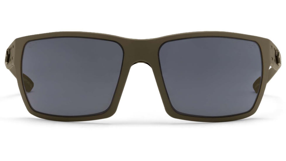 Gatorz Marauder Sunglasses, OD Green Cerakote, MILSPEC Ballistic Smoke w/ Anti-Fog, w/ Black Logo, OD Green, GZ-12-202