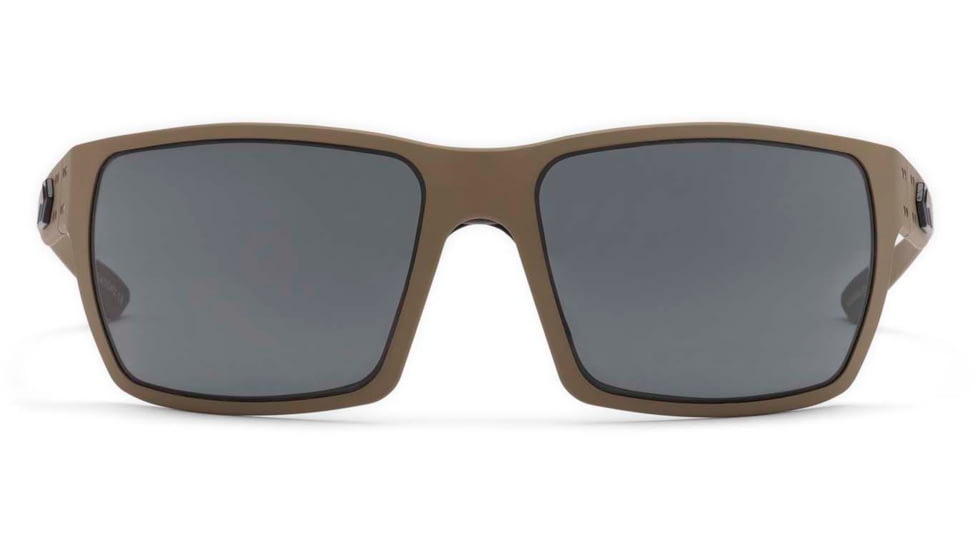 Gatorz Marauder Sunglasses, Tan Cerakote, Smoke Polar w/ Black Logo, Tan, GZ-12-311