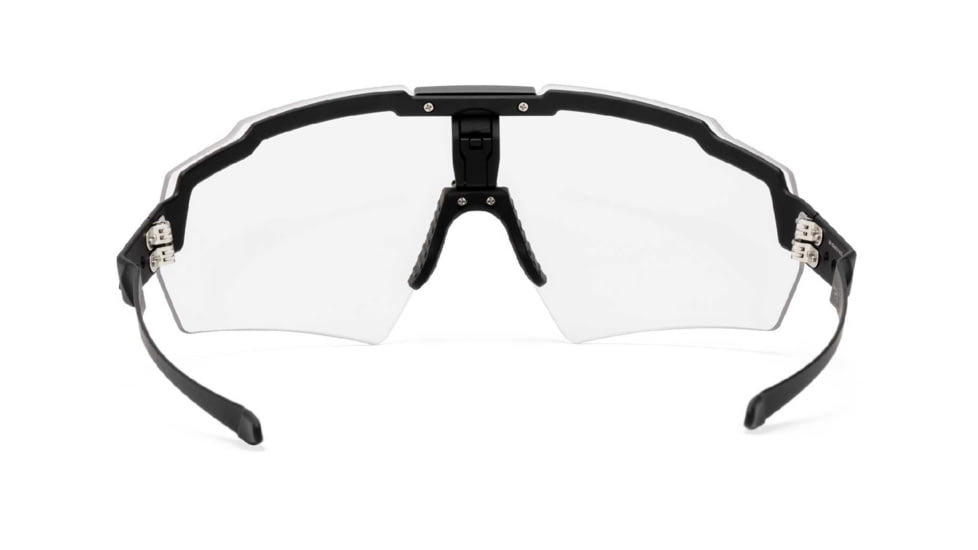 Gatorz Milspec Ballistic Z87.1 Sunglasses, Black Cerakote Frame, Clear Lens, Blackout Logo, One Size, GZ-10-402