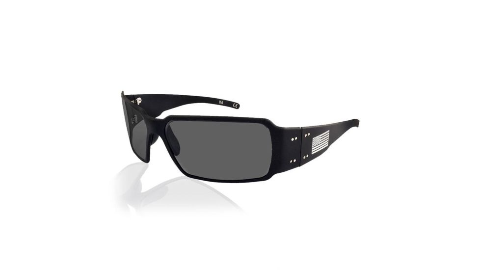 Gatorz Patriot Boxster Bifocal Prescription Sunglasses, Black - Engraved Forward Facing Flag Frame, AM-BOXBLK01PBI