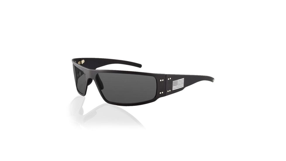 Gatorz Patriot Magnum Bifocal Prescription Sunglasses, Black - Engraved Forward Facing Flag Frame, AM-MAGBLK01BI