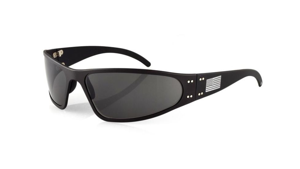 Gatorz Patriot Wraptor, Black - Engraved Forward Facing Flag, one size, AM-WRABLK01