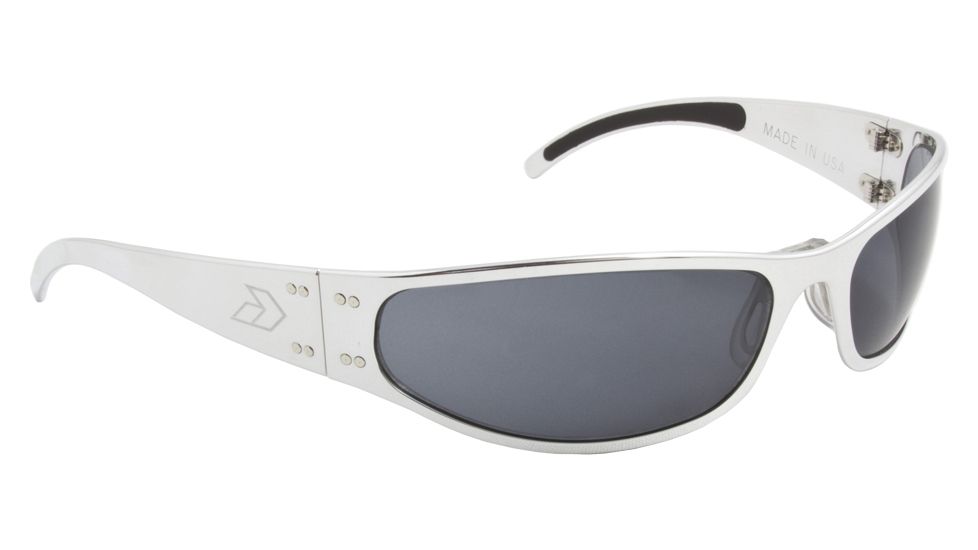 Gatorz Radiator Sunglasses, Polished Frame, Grey Polarized Lens
