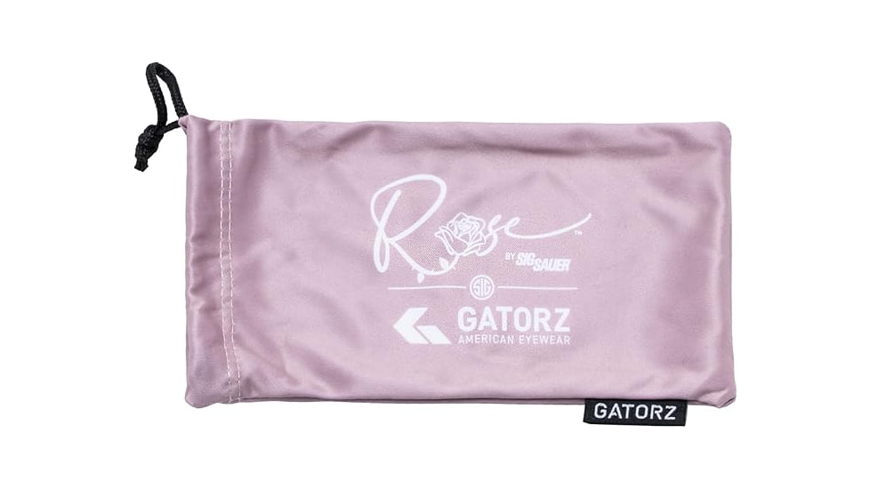 Gatorz Sig Sauer Rose by Sig Sauer Wraith, Rose Logo, Smoke Opz Polarized, Black, Medium, 841235129803