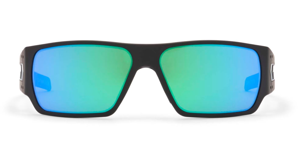 Gatorz Specter Sunglasses, Cerakote Black Frame, Brown Polarized w/Silver Mirror Lens, GZ-08-422