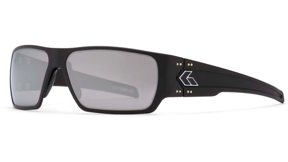 Gatorz Specter Sunglasses, Cerakote BlackFrame, Smoke Polarized w/Silver Mirror Lens, GZ-08-424