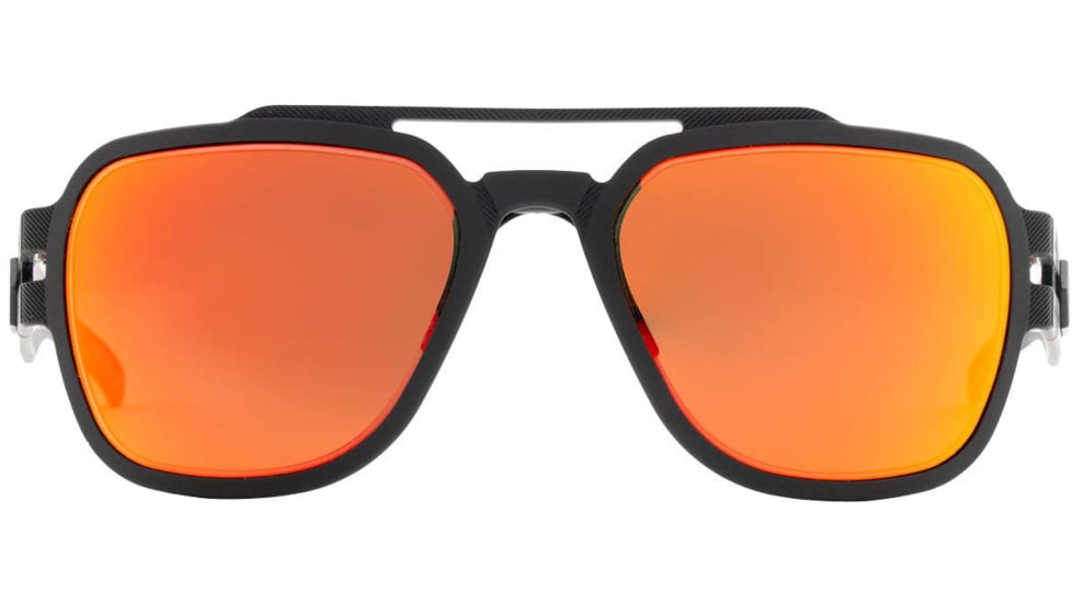 Gatorz Stark Sunglasses, Blackout Frame, Smoke Polarized w/Sunburst Mirror Lens, GZ-06-014