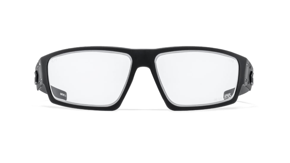 Gatorz Warhawk Sunglasses, Black, Matte Black Logo, MilSpec Ballistic, Inferno w/ Anti-Fog, ANSI Z87.1, Black, One Size, 841235127304