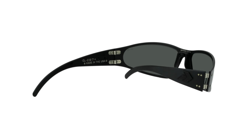 Gatorz Wraptor Ansi Z87.1 Sunglasses, Black Frame, Smoked Anti Fog Lens, WRAZBLK01A