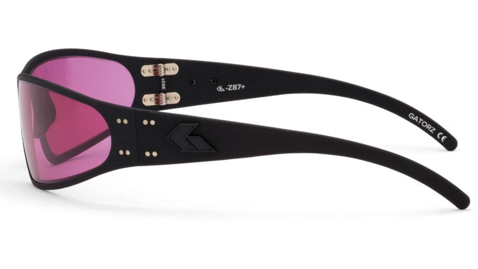 Gatorz Wraptor Milspec Ballistic Z87.1 Sunglasses, Blackout Frame, Shooting Day,w/ Anti-Fog Lens, GZ-02-028