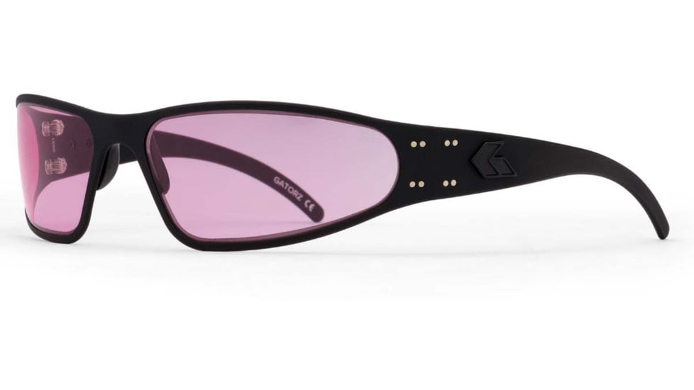 Gatorz Wraptor Milspec Ballistic Z87.1 Sunglasses, Blackout Frame, Shooting Low Light w/ Anti-Fog Lens, GZ-02-029