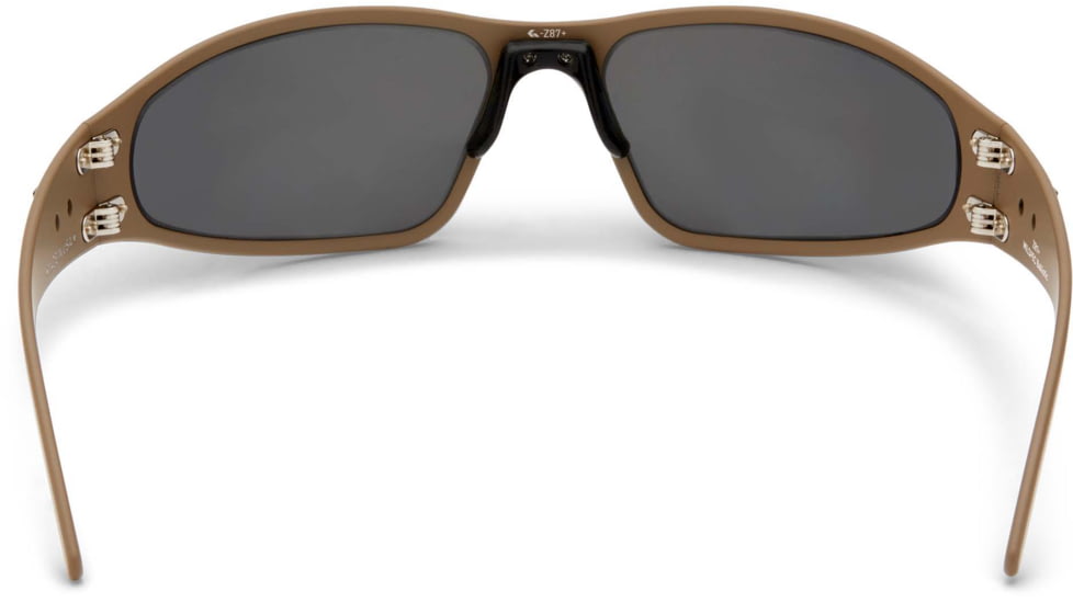 Gatorz Wraptor Milspec Ballistic Z87.1 Sunglasses,Cerakote Tan Frame, Smoke w/Anti-Fog Lens, GZ-02-302