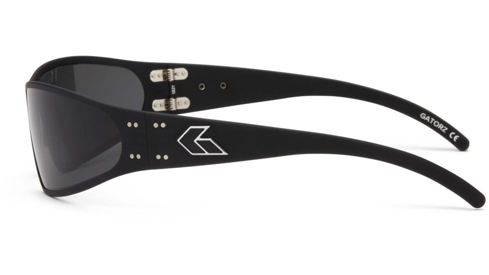 Gatorz Wraptor Sunglasses, Black Frame, Grey Lens, WRABLK01