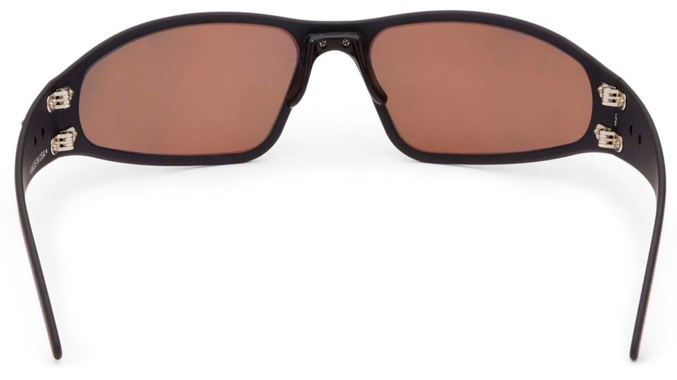 Gatorz Wraptor Sunglasses, Blackout Frame, Smoke Polarized w/Sunburst Mirror Lens, WRABLK13PMBP