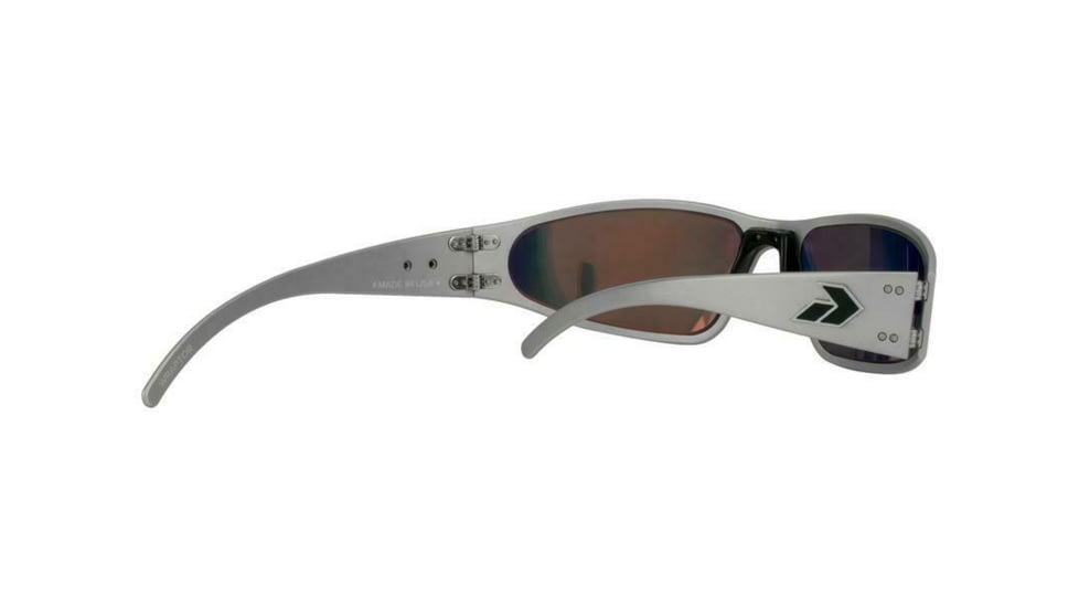Gatorz Wraptor Sunglasses, Brushed Frame, Sunburst Lens, WRABRU13M