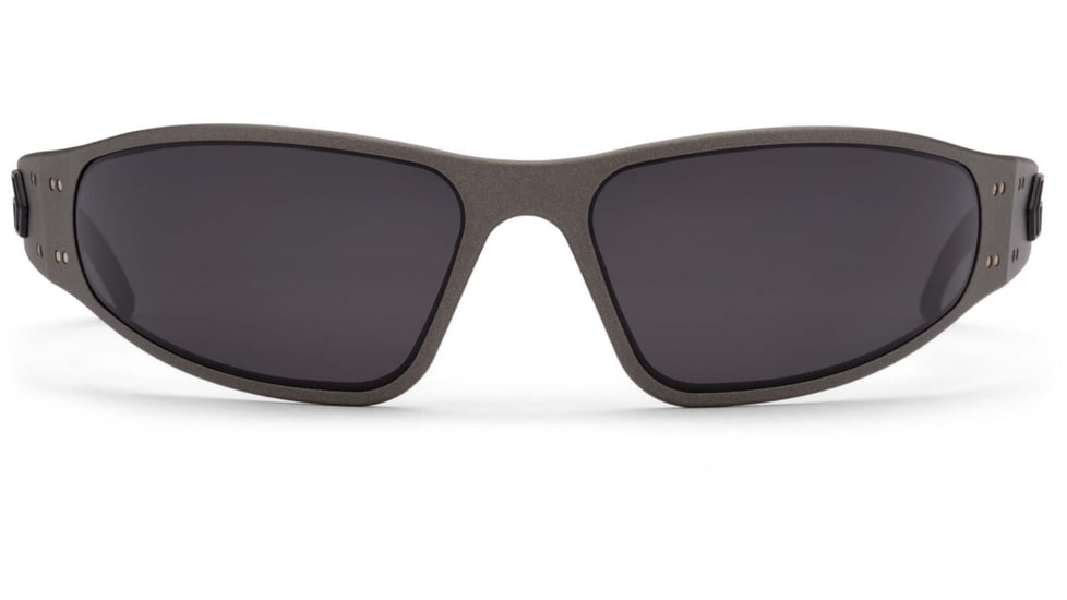 Gatorz Wraptor Sunglasses, Cerakote Gunmetal Frame, Smoke Polarized, WRAGUN01PMBP