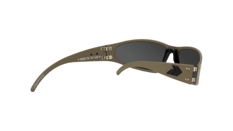 Gatorz Wraptor Sunglasses, Grey Lens, Cerakote Military Tan Frame WRACTN01