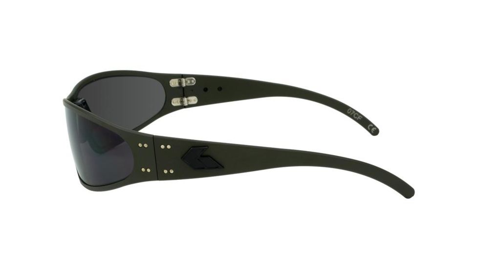 Gatorz Wraptor Sunglasses, Grey Lens, Cerakote OD Green Frame WRACOG01