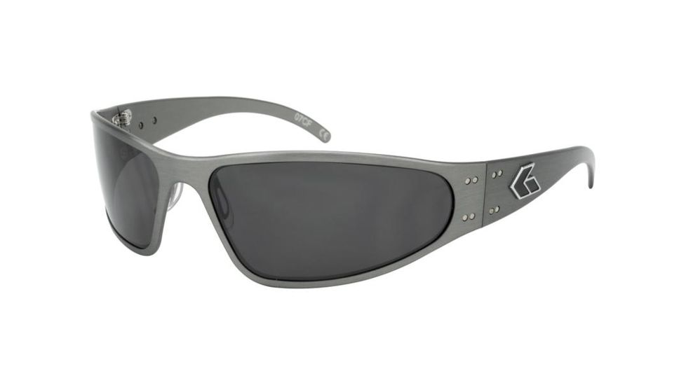 Gatorz Wraptor Sunglasses, Gunmetal Frame, Grey Lens WRAGUN01