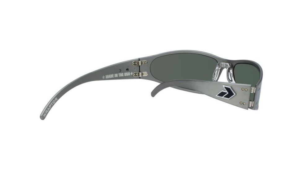 Gatorz Wraptor Sunglasses, Gunmetal Frame, Grey Lens WRAGUN01