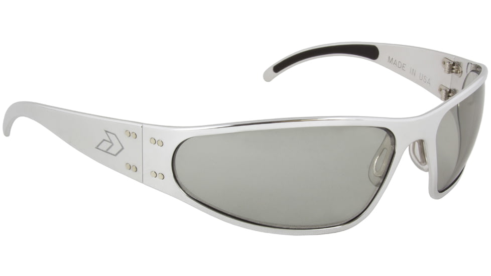 Gatorz Wraptor Sunglasses, Polished Frame, Photochromic Grey Lens WRAPOL01T