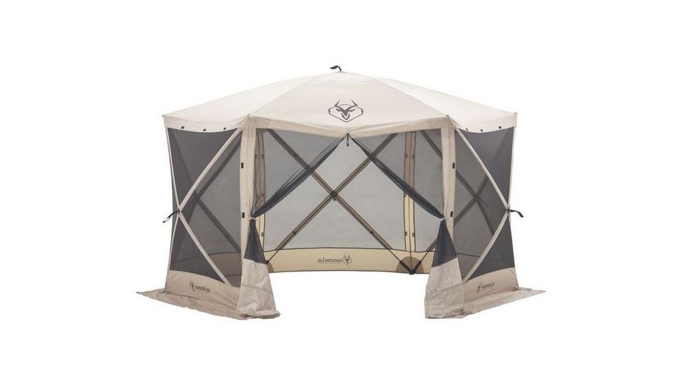 Gazelle 6 sided Portable Gazebo, Tan 21500