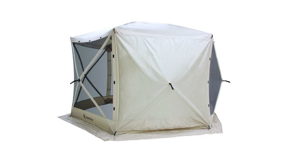Gazelle 6 sided Portable Gazebo, Tan 21500
