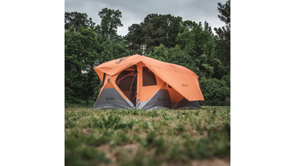 Gazelle 8 Person T8 Hub Tent, Sunset Orange, 012642021350