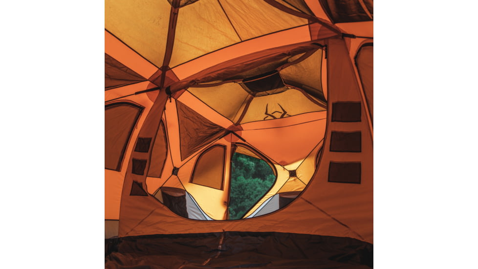 Gazelle 8 Person T8 Hub Tent, Sunset Orange, 012642021350