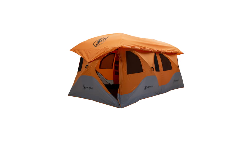 Gazelle 8 Person T8 Hub Tent, Sunset Orange, 012642021350