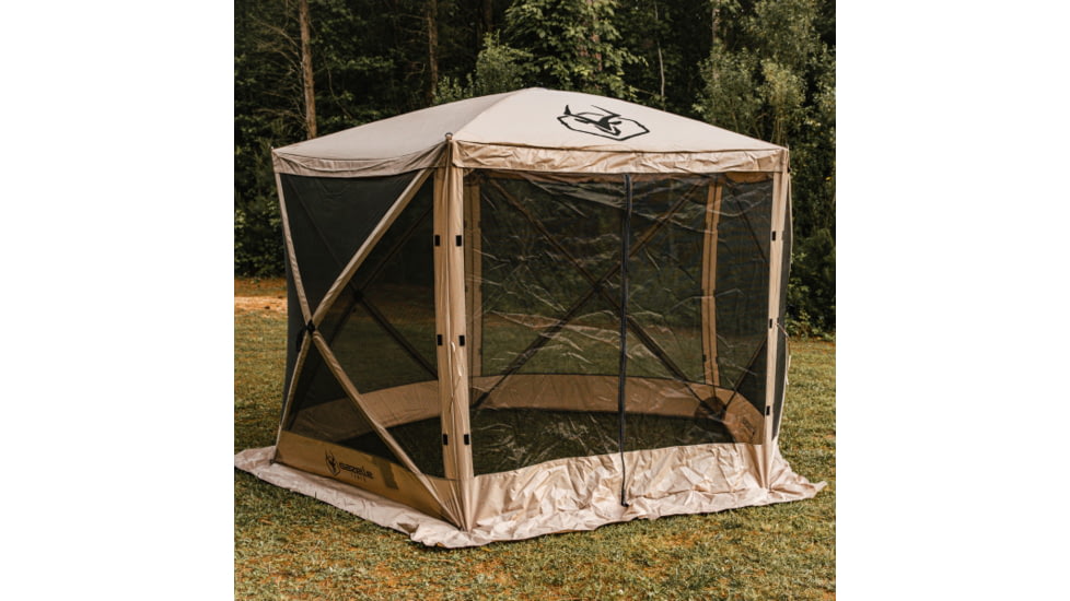 Gazelle G5 5-Sided Portable Gazebo, GG502DS, Desert Sand, 4-Person, GG502DS