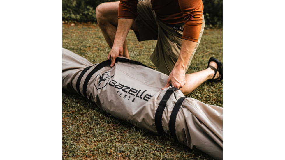 Gazelle G6 6-Sided Portable Gazebo, GG602DS, Desert Sand, 8-Person, GG602DS