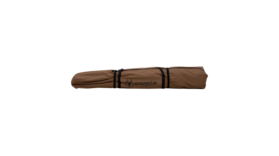 Gazelle G6 Deluxe 6-Sided Portable Gazebo Pop-Up Hub Screen Tent, Badlands Brown, 8-Person, GG610BR