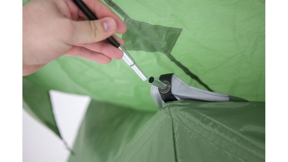 Gazelle Pop Up Portable Camping Hub Tent, 4 Person, Green, Large 30400