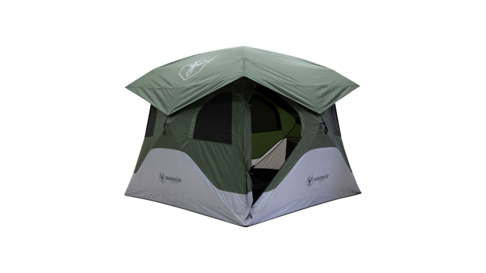 Gazelle T4 4 Person Hub Tent, Alpine Green, 4-Person, GT400GR