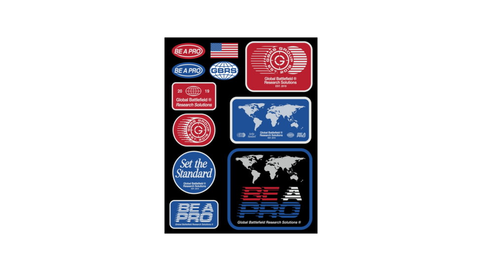 Gbrs Group Gear GBRS Group Be A Pro Sticker Sheet, SPS-BAP25
