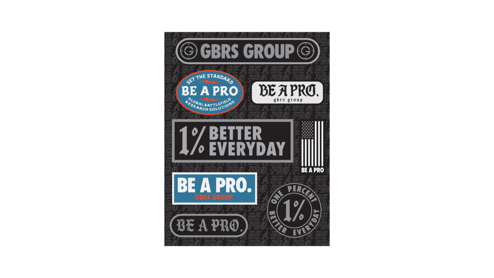 Gbrs Group Gear GBRS Group Be A Pro Sticker Sheet, SPS-PRO