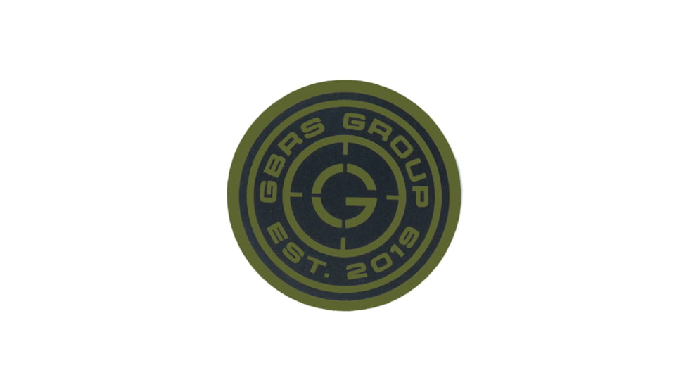 Gbrs Group Gear GBRS Group Circle Logo Sticker, STK-GRYBLK-CL