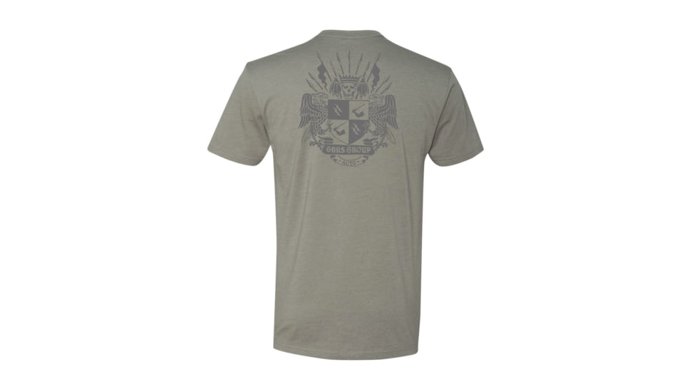 Gbrs Group Gear GBRS Group Coat Of Arms Short Sleeve Shirt, SS-GRY-COA-2XL