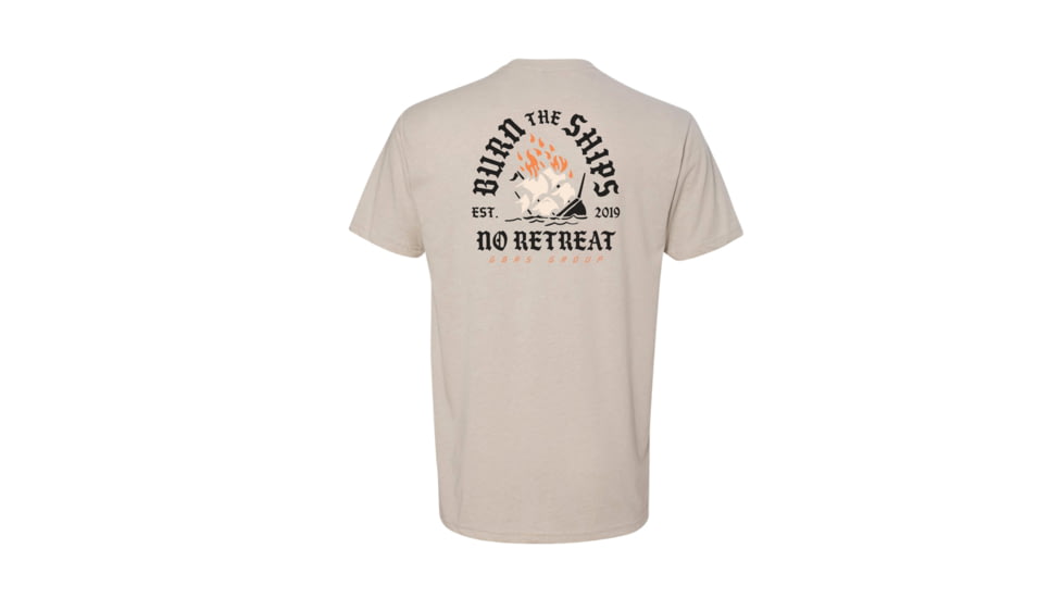 GBRS Group No Retreat Short Sleeve Shirt - Men's, Sand/Navy, Medium, SS-SND-NR-M