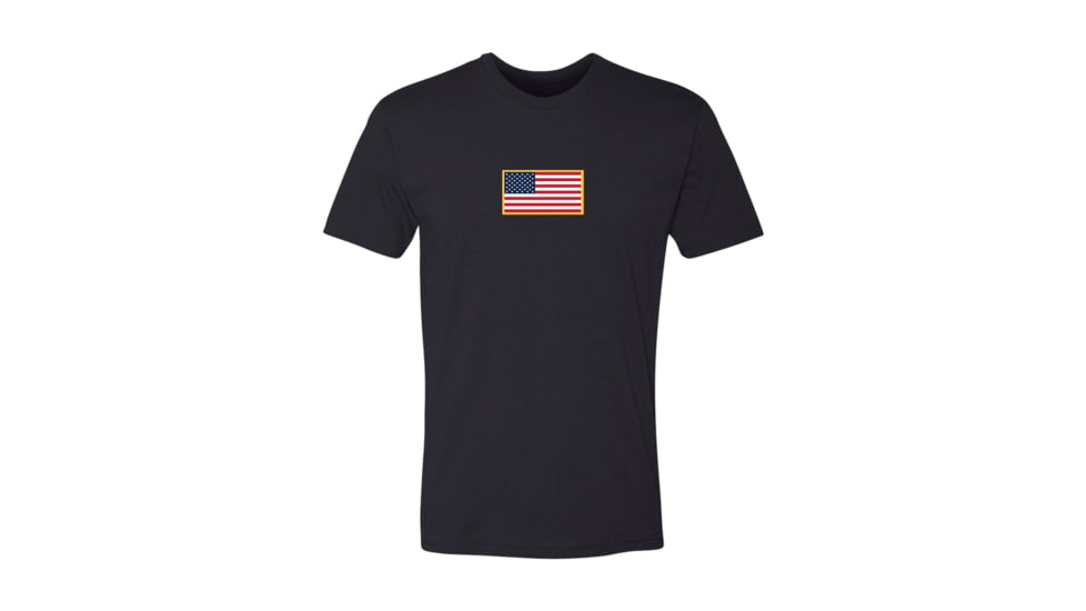 Gbrs Group Gear GBRS Group Patriotism Front &amp; Center Short Sleeve Shirt, SS-BLK-FAC-L